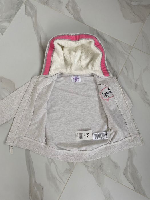 Нове худі 2-3 роки Mothercare 92-98 кофта з капюшоном фліс зіпка