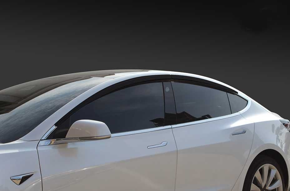 Вітровики Tesla Model 3 Дефлектори вікон Ветровики