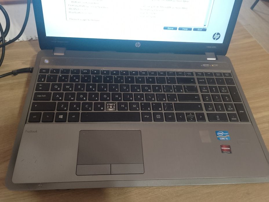 Продам ноутбук hp 4540s