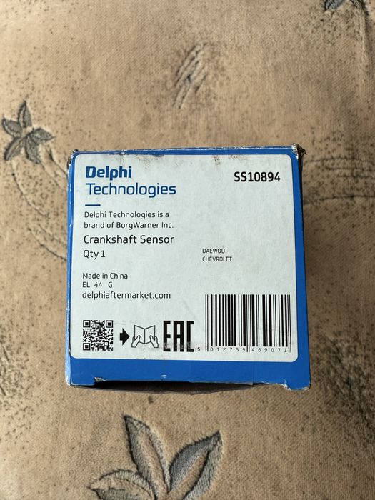 Датчик положения коленвала Aveo 1.5-1.6, Lacetti 1.6-1.8, DELPHI