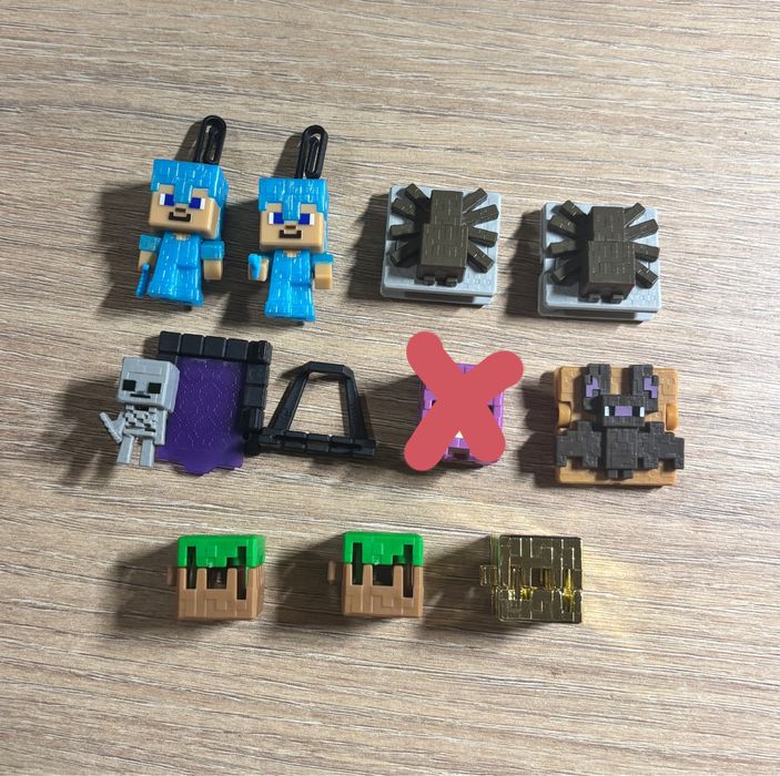 Figurki Minecraft Kinder Joy
