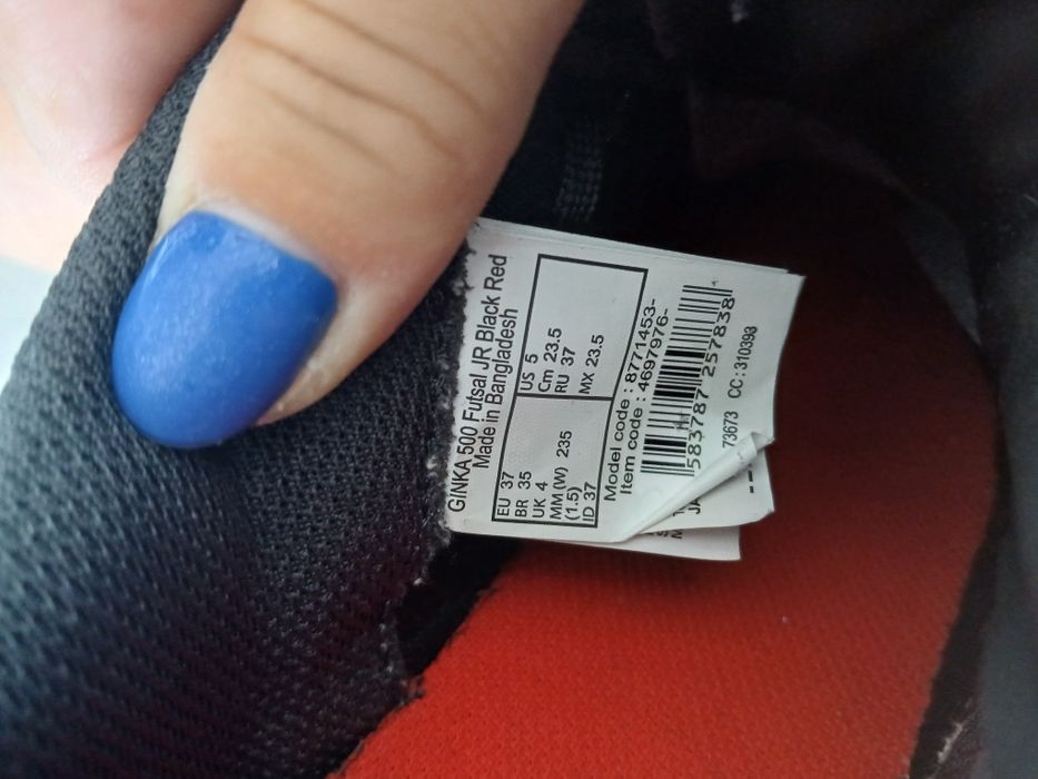 Buty halowe kipsta r.37