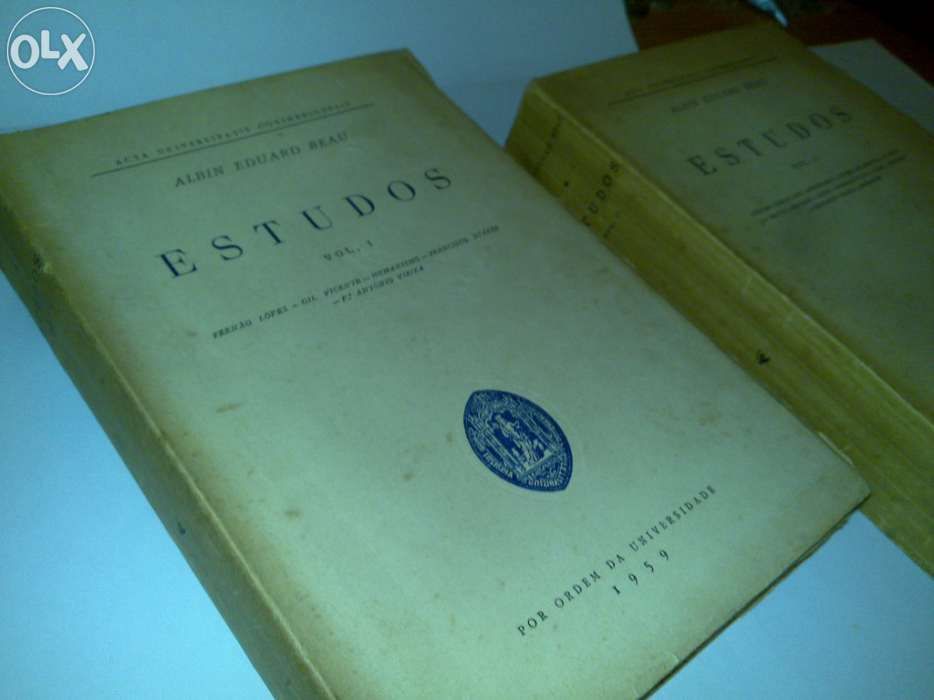 estudos volume I e II (albin eduard beau) 1959 e 1964 - 2 livros raros