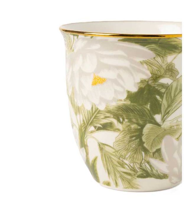 Duży kubek 560 ml lotos lilia wodna kolekcja Pepco White Lotus HBO