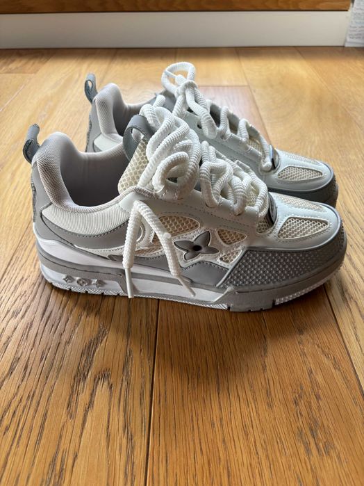Buty Lv skate biało-szare