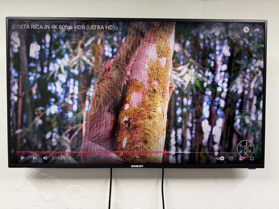 Телевізор 43" Romsat 43FGA16180T2 з HDMI плазма робоча ціла