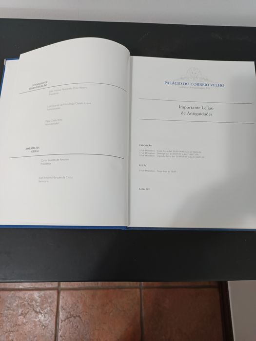 Catálogo de antiguidades "Palácio do Correio Velho-2006"