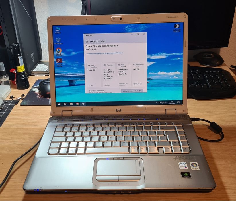 Portátil HP Antigo - Windows 10
