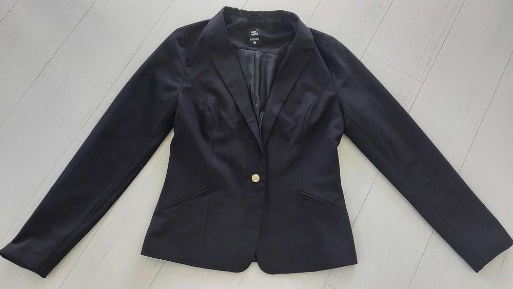 Czarna marynarka Sinsay, r. S, stan bardzo dobry