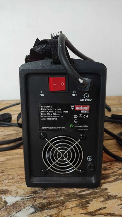 Soldador Inverter 160A Nutool NTBG160-2