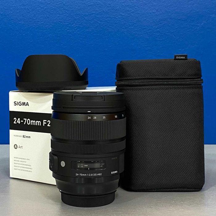 Sigma ART 24-70mm f/2.8 DG OS HSM (Canon) - NOVA - 5 ANOS DE GARANTIA