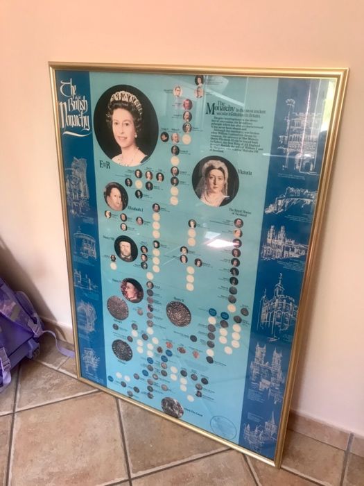 Quadro Isabel II - British Monarchy