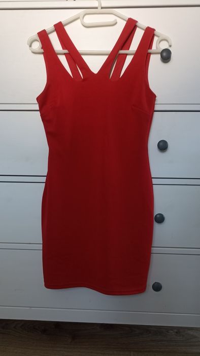 Czerwona mini sukienka XS/S Atmosphere