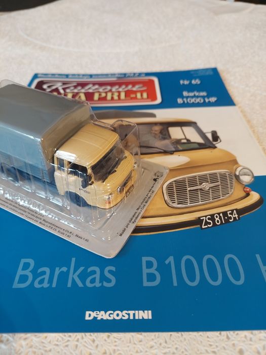Oferuję model samochodu Barkas B1000 HP skala 1:43 . Model oryginalnie