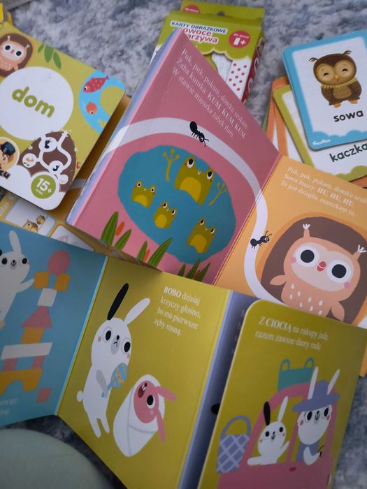 Zagadki karty książeczki biblioteczka Czuczu