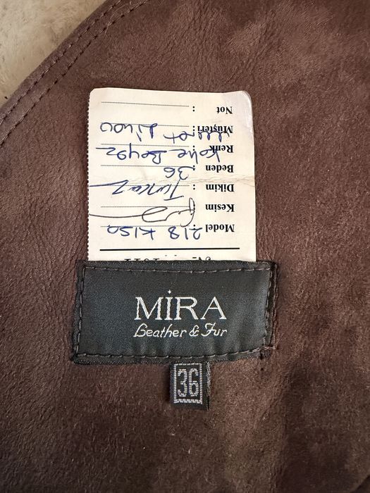 Жіноча натуральна дублянка Mira, розмір 36