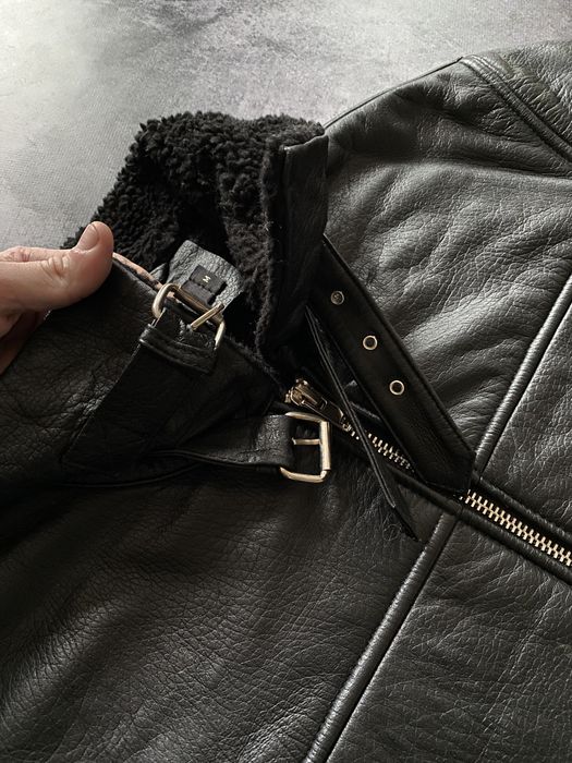 Кожаная куртка Religion чёрная мужская оригинал