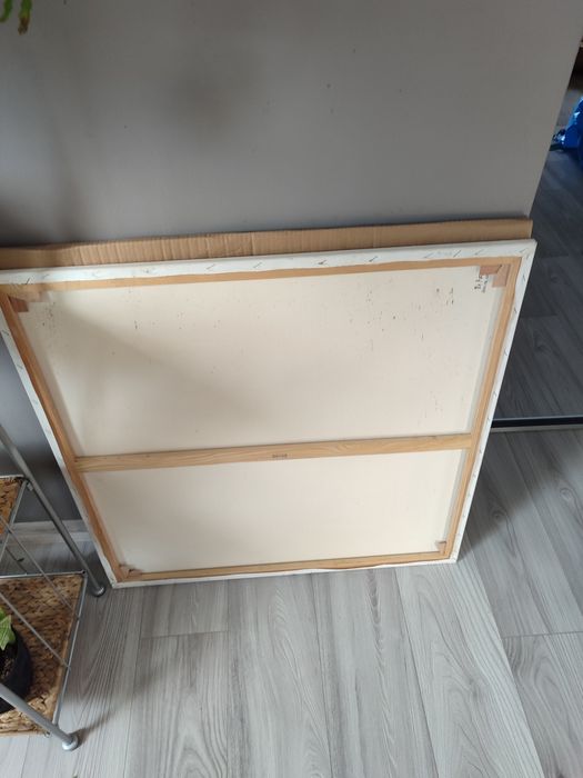 Piękny, duży obraz malowany
