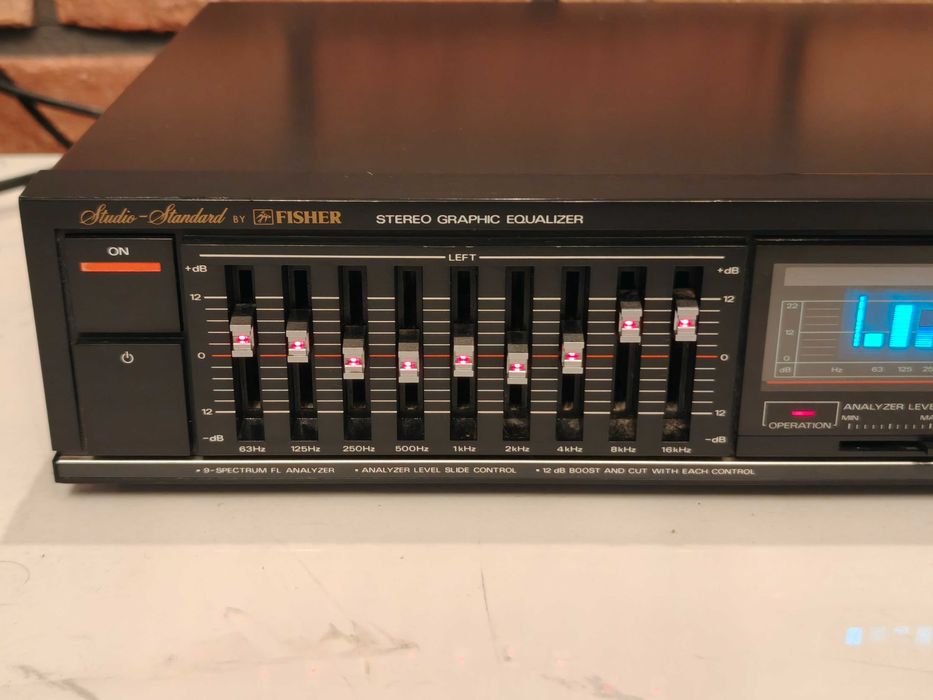 FISHER EQ-875 Studio Standard ! Znakomity korektor graficzny ! WIDMO