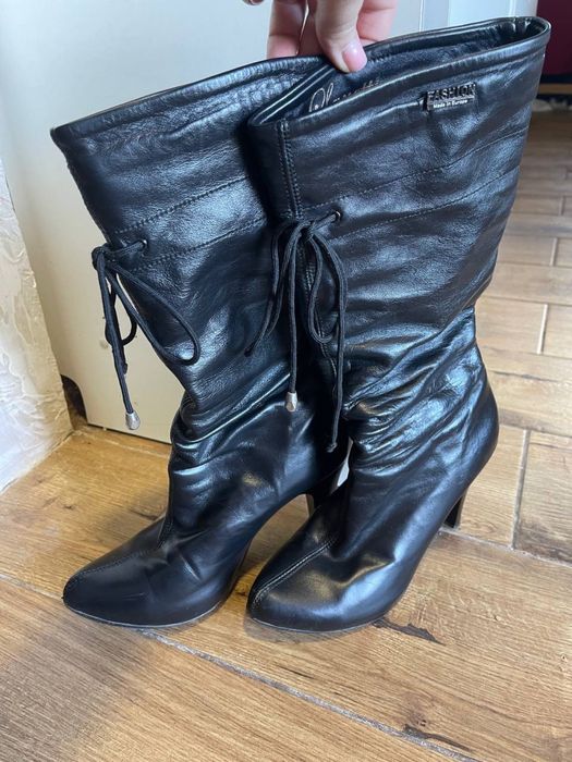 Сапожки женские кожа натуральная