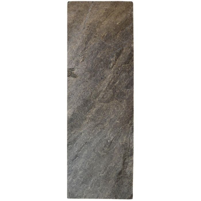 Płytki łupek Panel Kamienny Silver Grey 30x10cm / elewacja Kwarcyt elewacja Kwarcyt szary kwarc błyszczący płytka elewacyjna na ścianę na zewnątrz