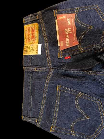 Oryginalne Jeansy Levi's 505® Regular Fit W34 L34 - Nowe z Metkami!