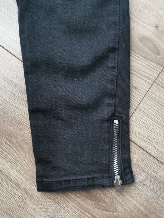 Spodnie czarny jeans Zara 34