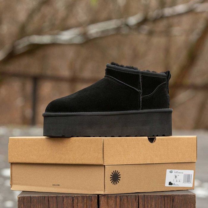 UGG Classic Ultra Mini Platform Boot Black: 2 600 грн. - Угги Киев