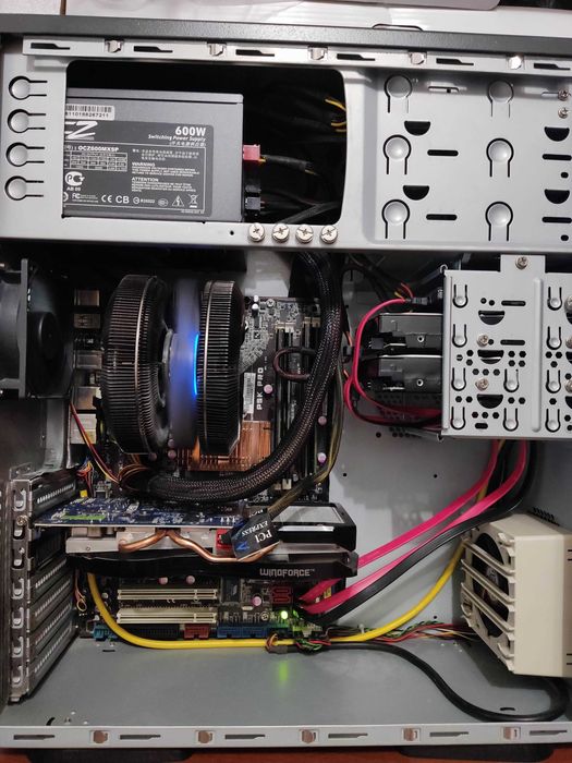 Компьютер (P5K-PRO,Xeon x5460, 6Gb,GTX 650Ti,HDD750Gb+SSD120Gb)