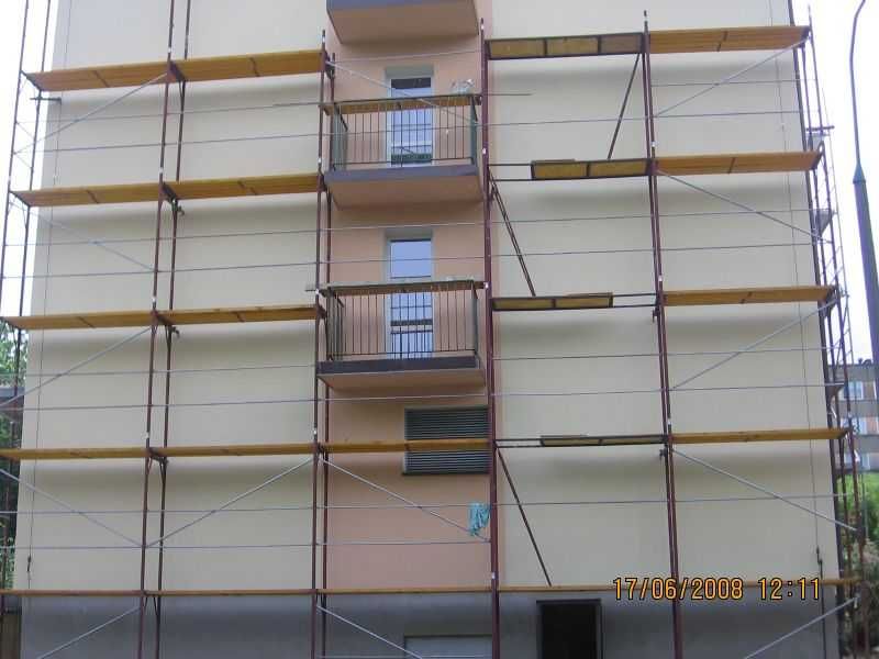 Rusztowanie elewacyjne Fasadowe poznańskie 192 m2 Nowe!