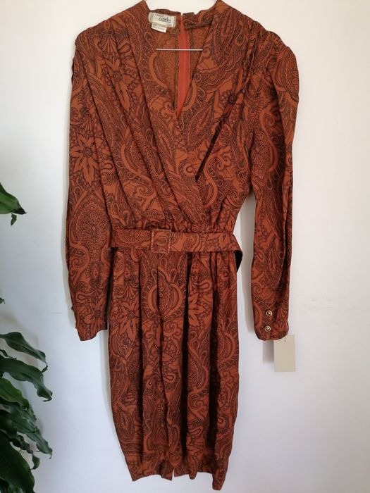 Vestido vintage anos 70