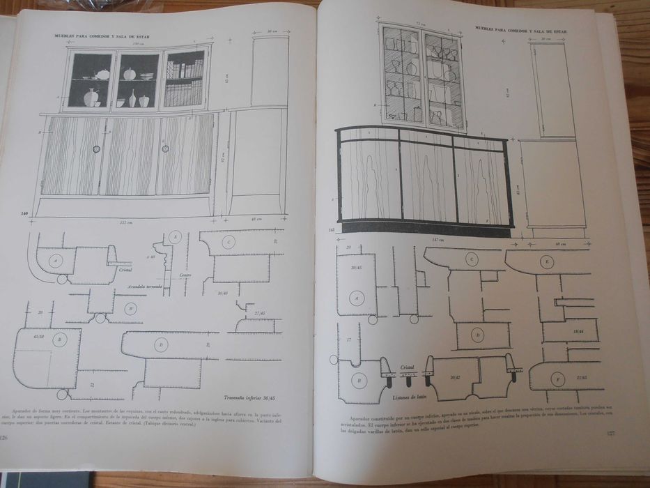 haberer-eichhorn- el mueble, 1ºed.1959, 350 modelos carpintaria