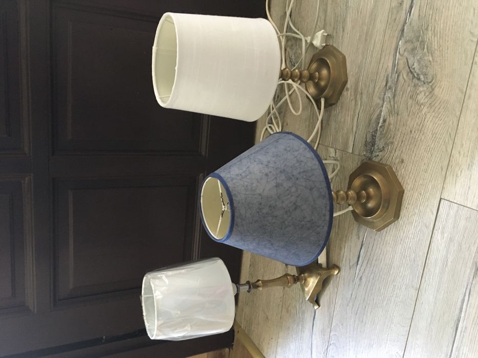 Lampa mosiezna miedziana Boho Art deco styl loft retro