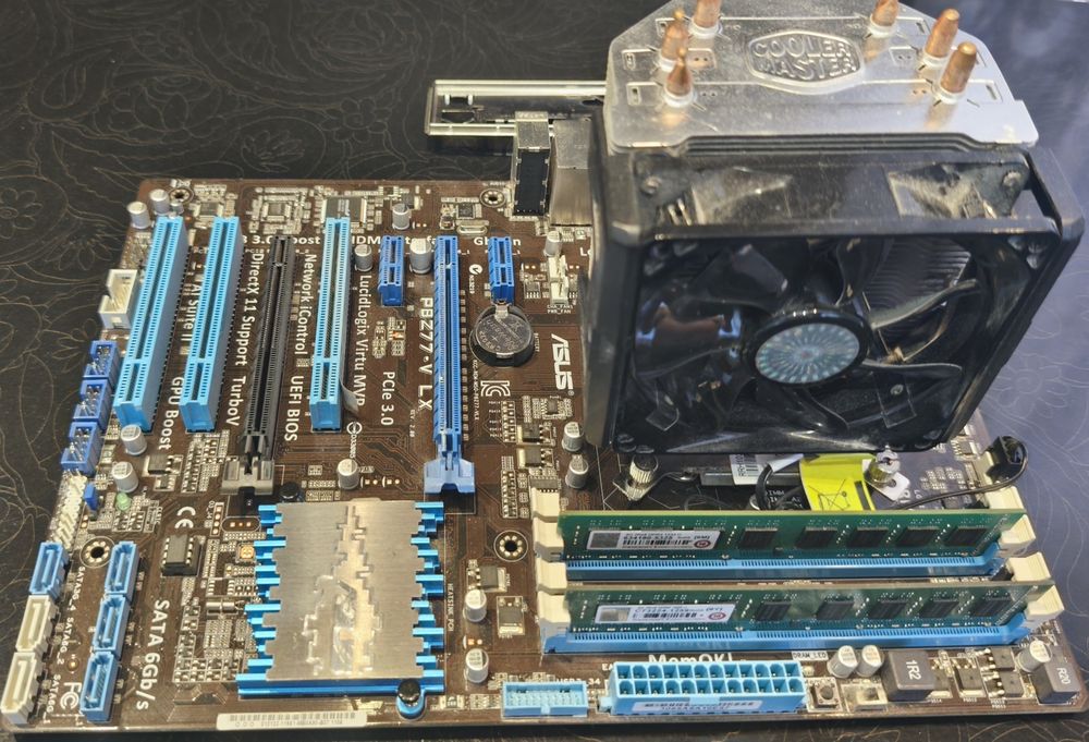 Продам комплект Asus P8Z77-V LX + i5 3470 + ddr3 16gb