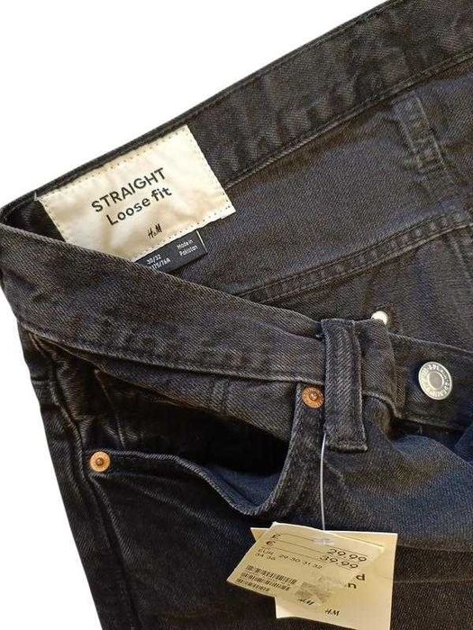 Джинси чоловічі H&M Straight (Loose Fit) W30