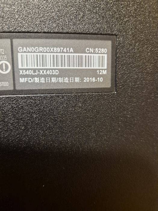 laptop ASUS X540LJ, SSD, NVIDIA GeForce 920M 2 GB