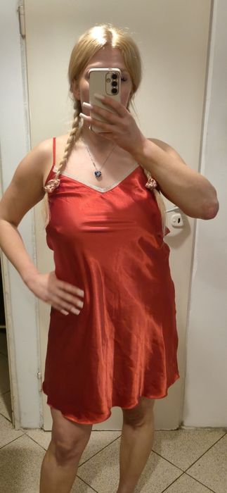 Koszulka do spania piżama halka sexy