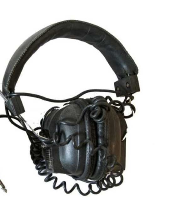 Sluchawki stare na kablu gruby jack