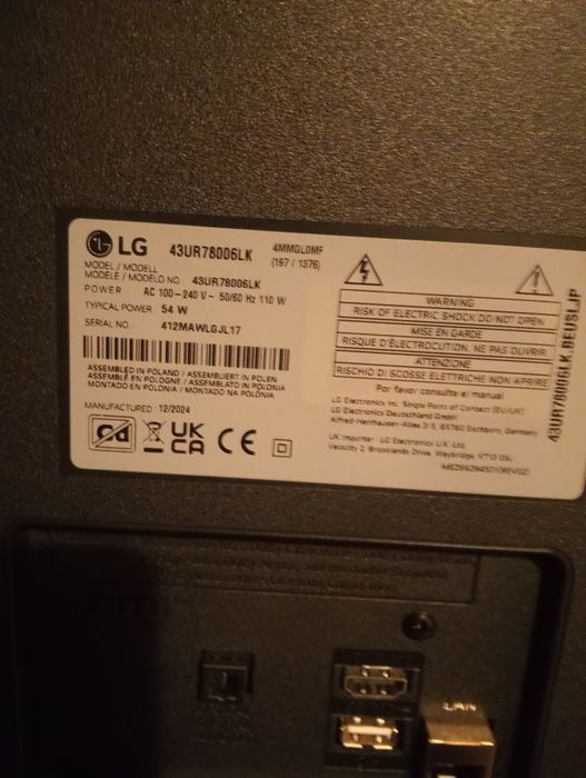 Vendo televisão LG