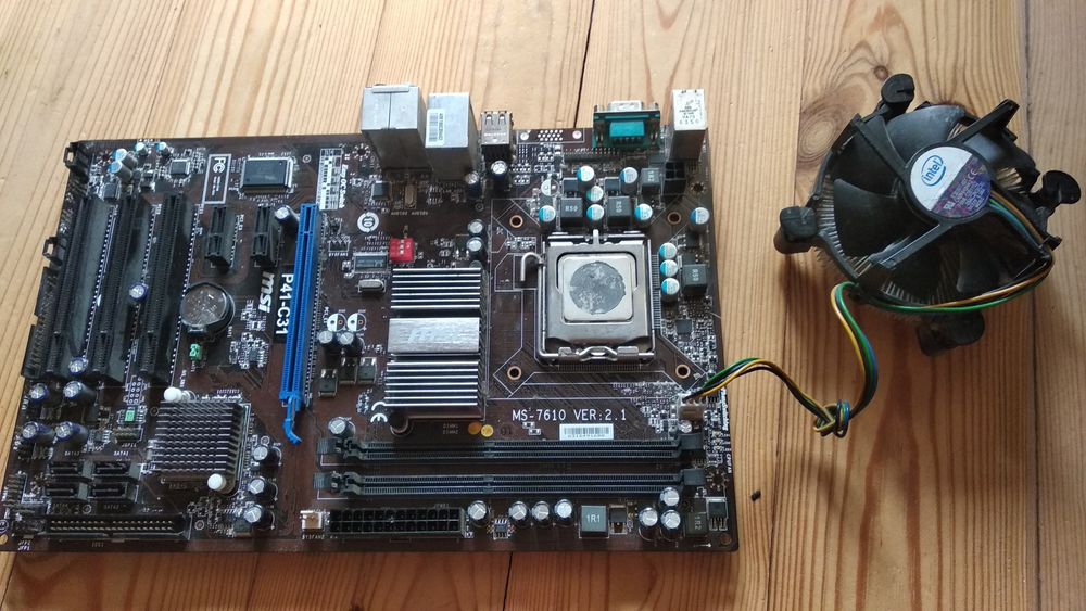 Продам материнскую плату msi p41-c31 в идеальном состоянии