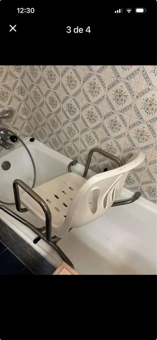 Cadeira rotativa para banheira