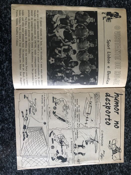 Futebol - Programa de Jogo - Época 1967/1968 - Sporting vs Benfica