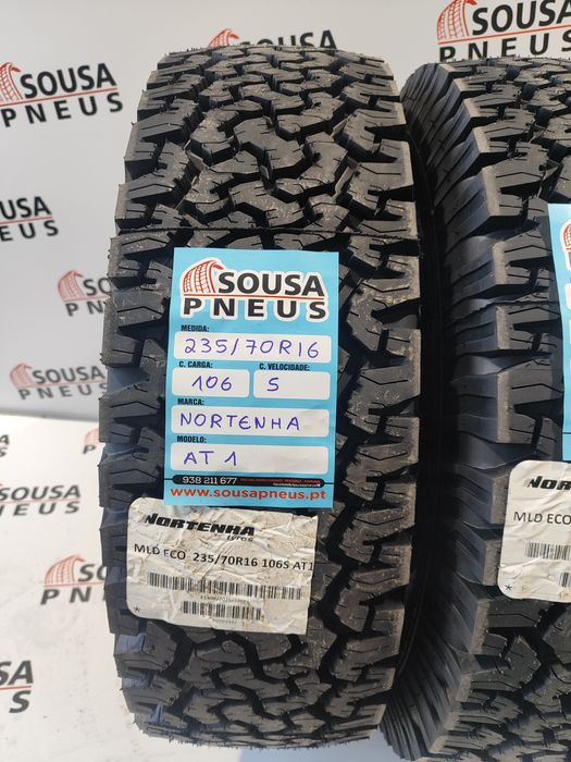 2 pneus Nortenha 235-70R16 106 S - Oferta da Entrega