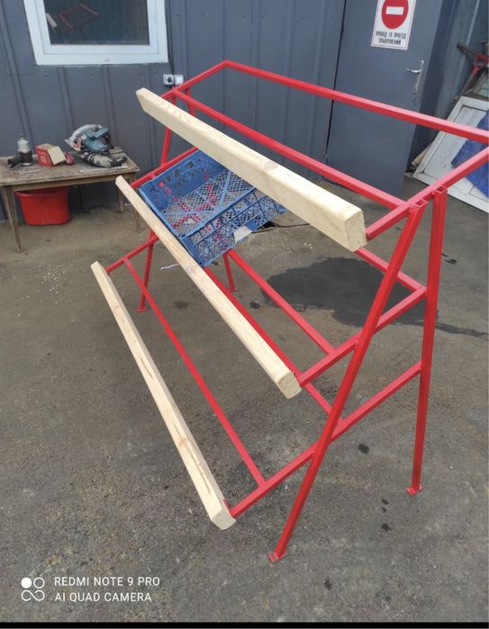 стійка стелаж під овочі фрукти торгівельне обладнання