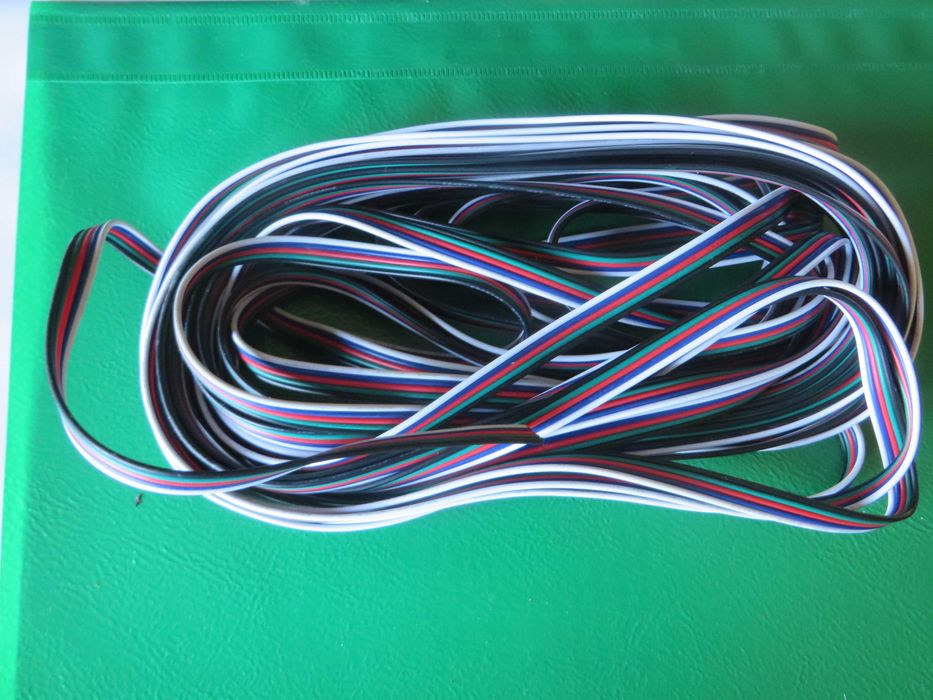 Cabo / extensão 5 fios para fitas LED WS2811 / WS2812B e outras