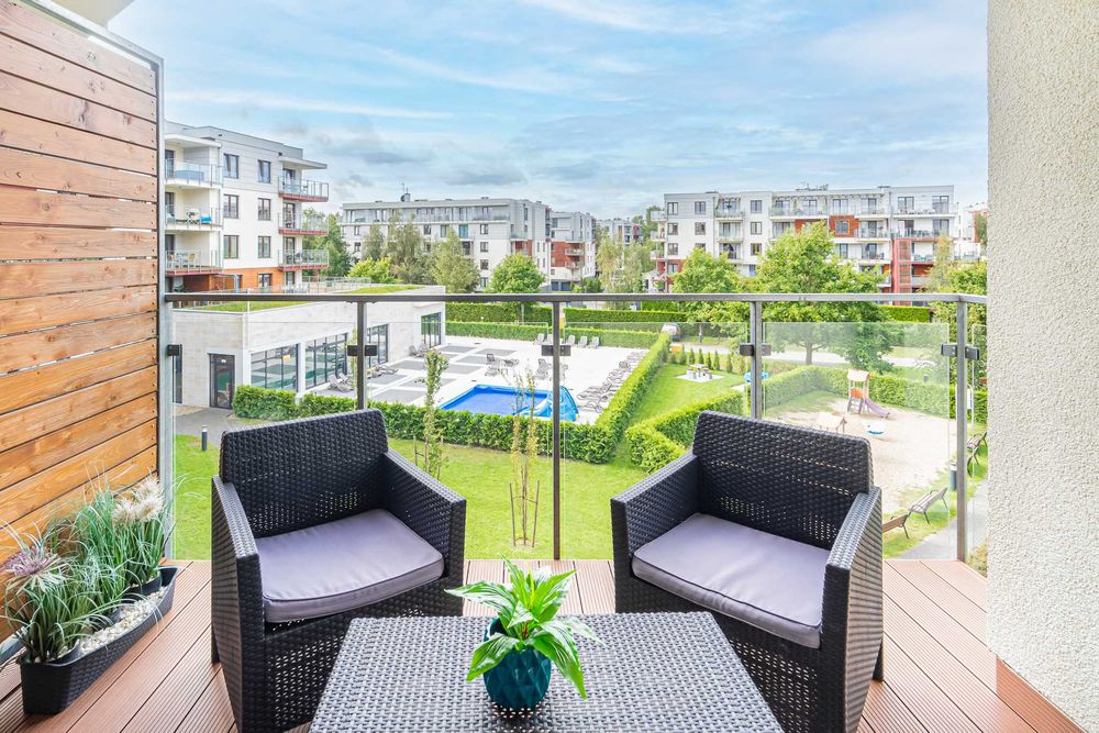 Apartament nad morzem Kołobrzeg Polanki Park basensauna Vibeapartments