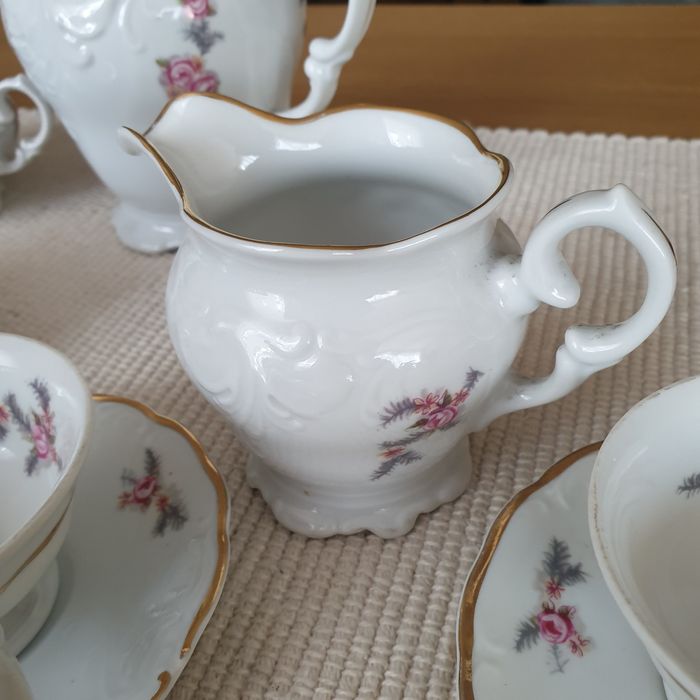 Stara porcelana Wałbrzych serwis do kawy