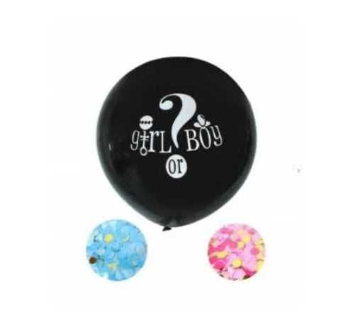 Dekoracje na Baby shower MEGA ZESTAW GIGA BALON