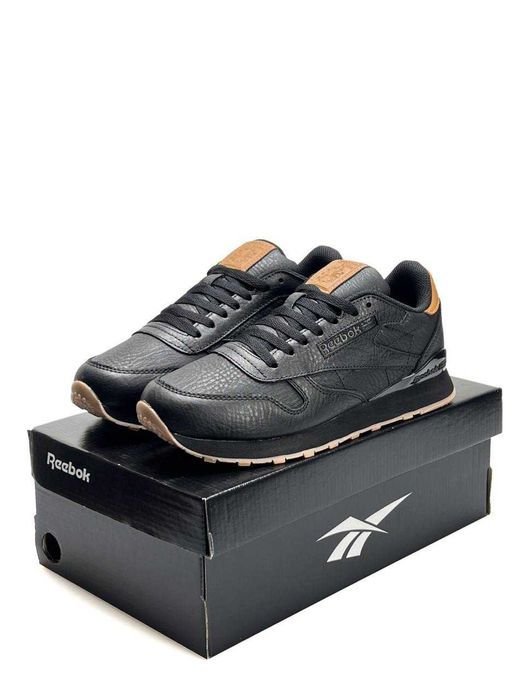 SALE!  Reebok Classic Leather Black Brown 41 42 43 44 45 46 рібук