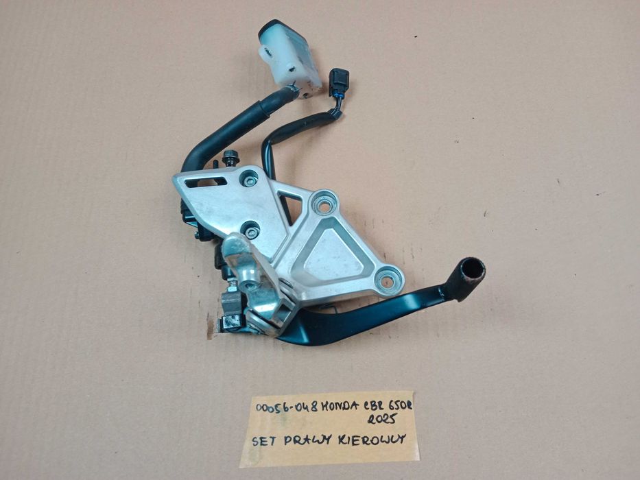 Honda CBR 650 R Set Prawy Kierowcy Pompa Dźwignia Hamulca Podnóżek